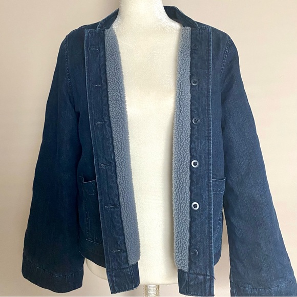 Madewell Reversible Sherpa Jean Jacket - Picture 7 of 11
